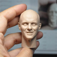 Unpainted 16 Scale Smirk รุ่น Anthony Hopkins Head Sculpt สำหรับ12 Action Figure ตุ๊กตาภาพวาดการออกกำลังกาย No.283