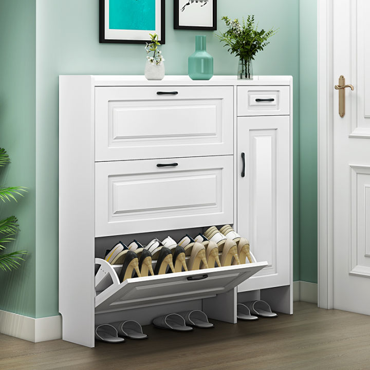 ultra-thin-shoe-cabinet-home-doorway-home-tilting-storage-17cm-space-saving-narrow-shoe-rack-large-capacity-entrance-cabinet