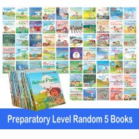 【LZ】hoqlv3 Random 5 English Books Set Words Learning Picture Book for Children enlightenment of early childhood Kids Preschool Pocket Book