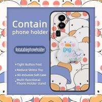 Cute Dirt-resistant Phone Case For OPPO Reno10 Pro Plus Kickstand Waterproof Silicone Anti-dust Cover drift sand TPU