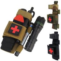 Tactical First Aid Kit Hanging Bag Scissors Cover Multi-Function CAT Tourniquet Bag Fast Hemostasis Medical Shear Molle Pouch