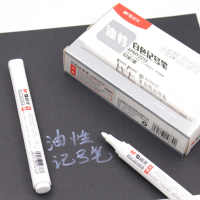 ปากกาเคมีสีขาว M&amp;G APMY2213 บรรจุกล่องละ10ด้าม