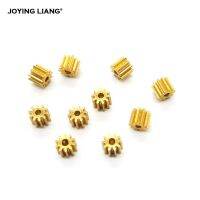 101.5A/ 102A 0.3M Copper Gear 10 Teeth Hole 1.5mm/ 2mm Tight Fitting Small Module Pinions 10pcs/lot