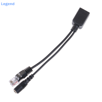 ?【Lowest price】Legend 1ชุดสาย POE Passive Power over Ethernet Adapter CABLE PoE Splitter Injector