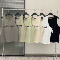 hot【DT】 Mens ESSENTIALS Hip hop Street Sleeveless Shirt Leisure Brand Designer