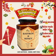 SAFFRON NGÂM MẬT ONG GIÚP NGỦ NGON, SÂU GIẤC 2gr saffron và 500ml mật ong