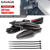 ไฟสัญญาณเลี้ยว LED สำหรับ DUCATI Scrambler 800คาเฟ่นักแข่ง1100 400 2016-2023อุปกรณ์มอเตอร์ไซค์ไฟเลี้ยว