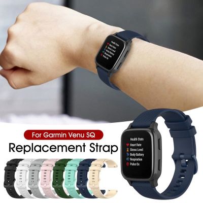 ❒ Smartband z zegarkiem dla Garmin Venu SQ inteligentne zegarki miękki z silikonu do wymiany nadgarstek regulowany zegarek zespół akcesoria z paskami