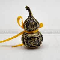 Chinese fengshui Wu Lou Hu Lu miniaturas Copper Gourd Amulet Brass Copper hyacinth home decoration accessories vintage decor