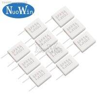 ✣☒❁ 10pcs 5W Cement Resistor BPR56 Non-inductive Ceramic resistance 0.01 0.02 0.05 0.1 0.12 0.15 0.22 0.25 0.3 0.47 0.5 ohm 0.1R