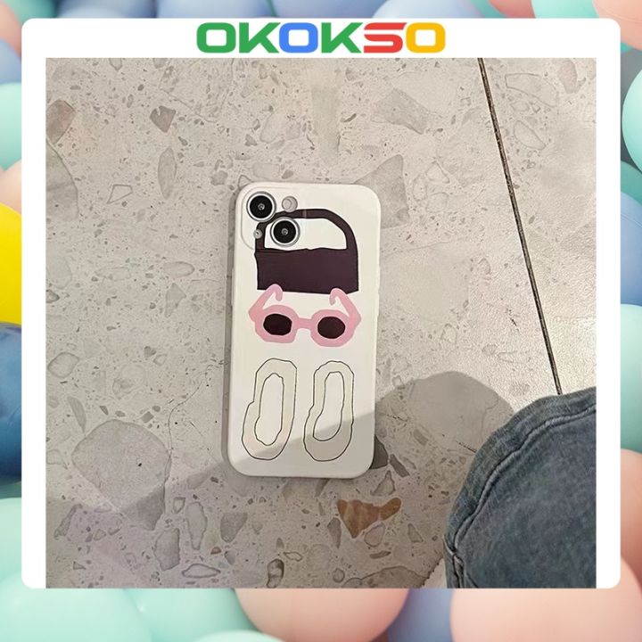 okokso-เคสโทรศัพท์มือถือนิ่ม-กันกระแทก-ลายการ์ตูนแว่นตา-สไตล์เรโทร-สําหรับ-oppo-reno9-reno8-reno7pro-reno6-7z-8t-5-r17-a72-a53-a9-2023-f11-a31-f9-a15-a3s-a78-a77-findx5pro