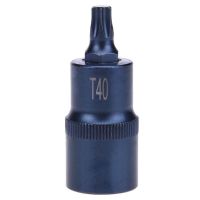 เครื่องมือหัวไขควง Torx 1/2ซ็อกเก็ตบิสต์อะแดปเตอร์ T20 T25 T27 T30 T35 T40 T45 T50 T55 T60 T70ชุดอุปกรณ์ทำมือไดรฟ์ซ็อกเก็ต