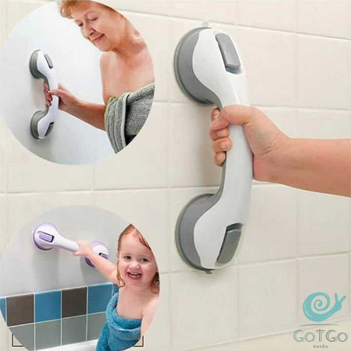 gotgo-มือจับในห้องน้ำ-มือจับประตู-ราวกันลื่นห้องน้ำ-มือจับสูญญากาศ-handrails-in-the-bathroom