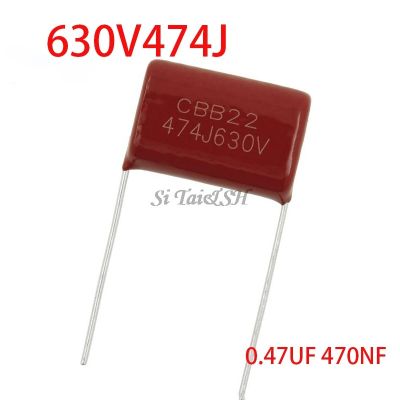 10PCS 630V474J 0.47UF 470NF Pitch 20MM 630V 474J 470J630V CBB Polypropylene Film Capacitor