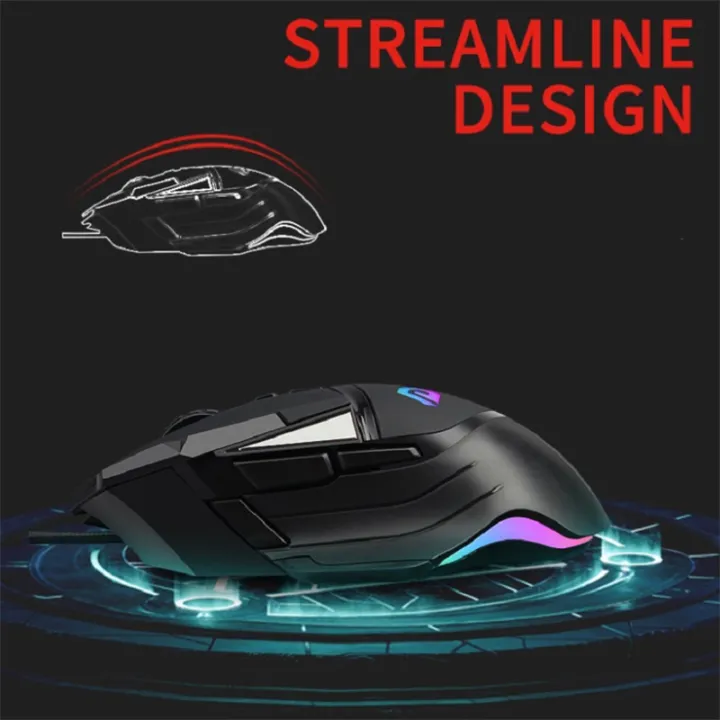 dm502สายเมาส์สำหรับเล่นเกมสำหรับ-pubg-csgo-ฮ่าๆ-cf-การเขียนโปรแกรมเมาส์กีฬาเงียบส่องสว่างเมาส์แล็ปท็อปอุปกรณ์เสริมโน๊ตบุ๊ค