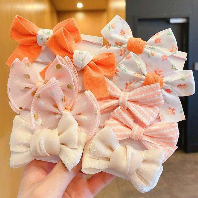 10pcs-set-big-bow-flower-elastic-hairbands-children-girls-sweet-hair-ties-fashion-headbands-hair-accessories-rubber-band-for-kid