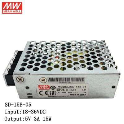 {“: หมายถึงดี SD-15B-5 18 ~ 36V DC ถึง5V DC 3A 15W ตัวแปลง DC-DC ประเภทที่แนบมาสวิตช์จ่ายไฟสลับที่ SD-15B-05ตัวแปลง24V เป็น5V