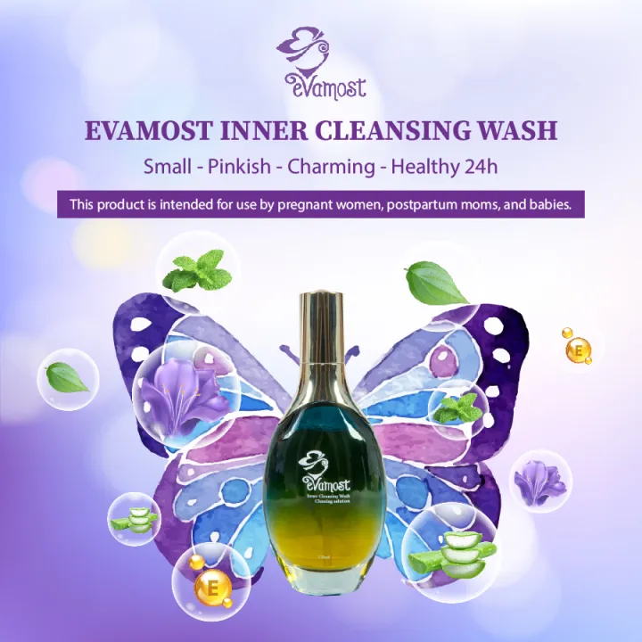 Evamost Natural Feminine Cleansing Wash Reduce Intimate Odor and