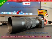 ฮูด Canon RF 100-400mm f/5.6-8 IS USM ทรงกระบอก คุณภาพสูง มือ 1 พร้อมกล่อง