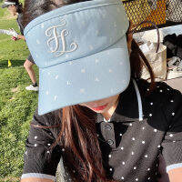 หมวกกอล์ฟแบบเปิด (CBF001) ลาย FL บนหมวก ด้านหลังแบบผูกโบว์ FL NEW GOLF CAP