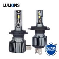 [ANYA Auto Parts] 2ชิ้น H11ไฟหน้ารถมอเตอร์ไซค์แบบ Led หลอดไฟชิป CSP H4ไฟติดรถยนต์ลำแสงสูง/ต่ำแบบดั้งเดิม H1 H3 H7 HB3 9006 HB4 880ไฟตัดหมอก12V 24V