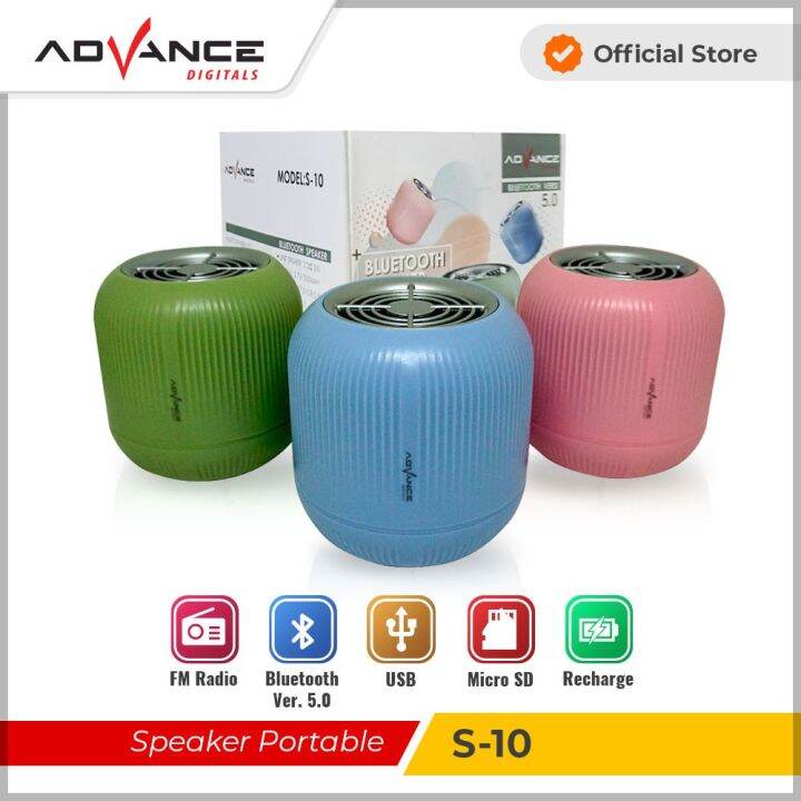 speaker bluetooth music box advance s10/ s 10 Bisa Bluetooth BMstore