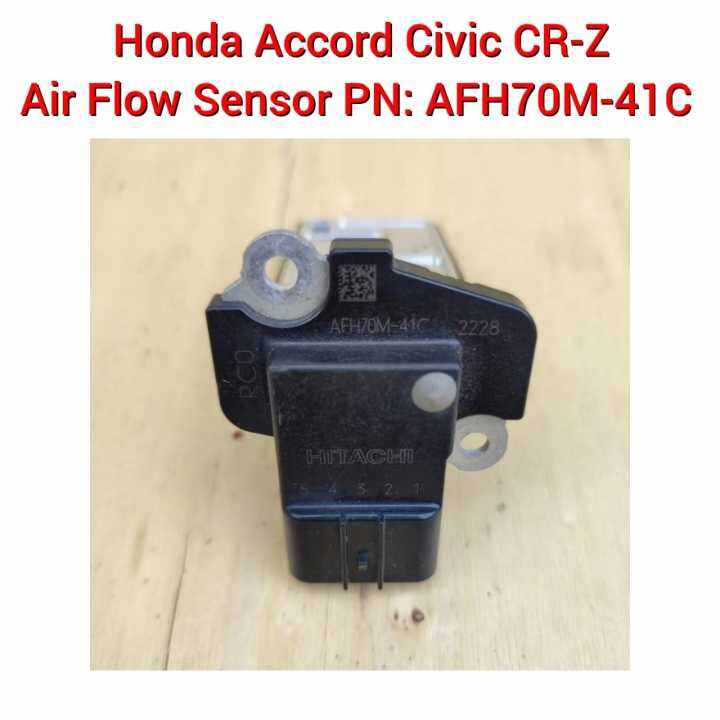 Honda Accord Civic Cr Z Air Flow Sensor With Housing Pn Hitachi Afh70m 41c Mass Sensor Maf 2292