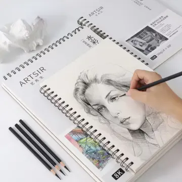 Sketchbook Art Students Sketch Paper 4K Watercolor Drawing Book