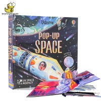 (In Stock)  พร้อมส่ง หนังสือภาพภาษาอังกฤษ 3D ป๊อปอัพ Usborne Pop Up Space Montessori ของเล่นเสริมการเรียนรู้ สําหรับเด็ก