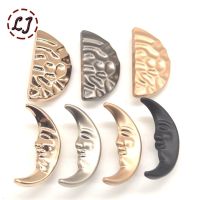 New 10pcs/lot high quality moon style metal sewing button used for overcoat windcoat garment accessories decorative button DIY