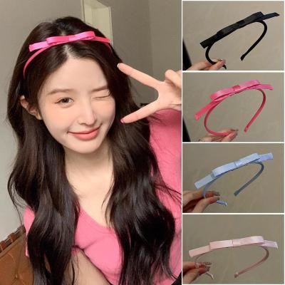 ผ้าผูกปม Hairband ดีกิ๊บโบว์คาดศีรษะหัวเครื่องประดับผม A6S0