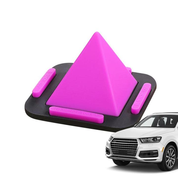 pyramid-phone-stand-anti-slip-car-silicone-pyramid-phone-holder-multifunctional-car-pyramid-smartphone-stand-desktop-phone-holder-for-auto-dashboard-trendy