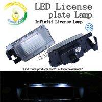 ป้ายทะเบียน Led ติดรถ Dahosun 2ชิ้นสำหรับ Infiniti G25 G35 S60 G37สำหรับ Nissan Versa Pulsar Sentra Leaf 350z 370z Gtr