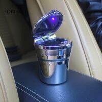 Car LED Light Auto Travel Ash Holder Cup Accessory Portable