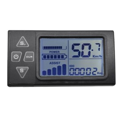 Ebike Display Dashboard Display Dashboard Accessories 24V/36V/48V S861 LCD for Electric Bike BLDC Controller Control Panel (5PIN)