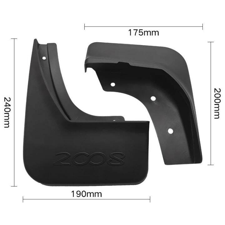 mudflap-for-peugeot-2008-2013-2019-fender-mud-flaps-guard-splash-flap-mudguard-accessories