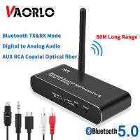 VAORLO 3 IN 1 HIFI DACดิจิตอลเสียงAnalogตัวแปลงเสียงตัวรับสัญญาณบลูทูธ &amp; Transmitter 3.5MM AUXไฟเบอร์ออฟติคัลแบบคู่ตัวรับสัญญาณWIFIสำหรับทีวีพีซีโปรเจคเตอร์