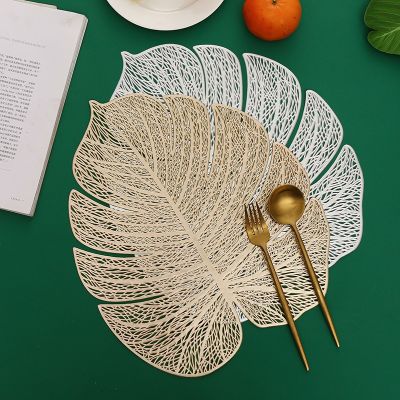 【CC】 4/6Pcs Shaped Placemat Coaster Insulation Dish Cup Table Washable Dining