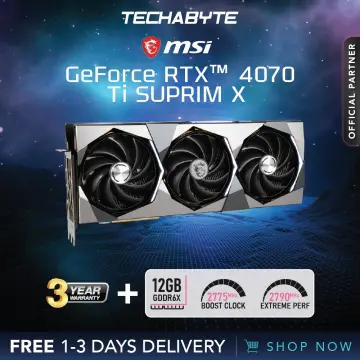 MSI GeForce RTX 4070 Ti SUPRIM X 12G - Carte graphique MSI