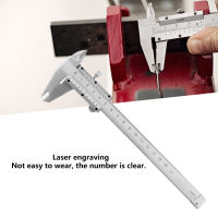 Zerone Vernier Caliper ความแม่นยำสูงเหล็กกล้าคาร์บอนโลหะ Vernier Caliper Micrometer Gauge เครื่องมือวัด 0-150mm