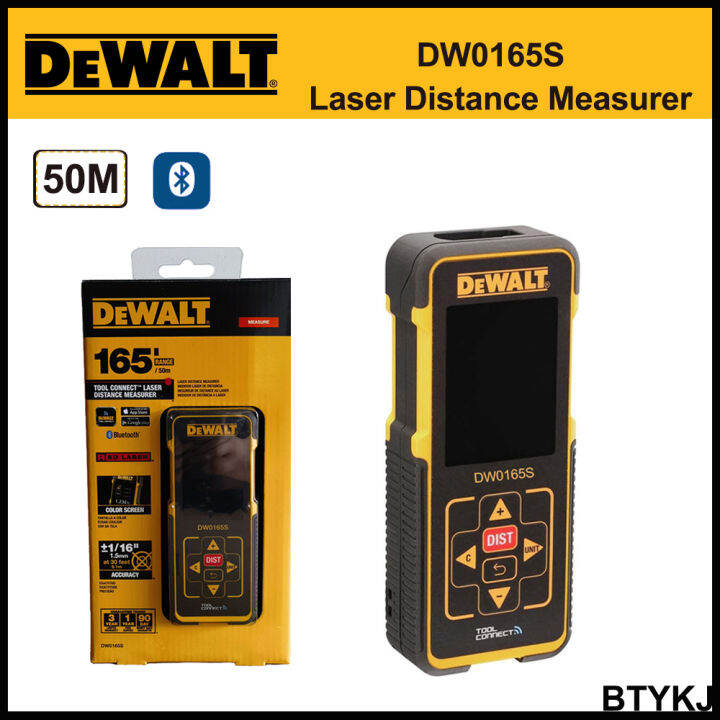 DEWALT 50m Laser Distance Measurer DW0165S Laser Rangefinder Meter 165