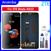 Ansimba หน้าจอต้นฉบับสำหรับ ZTE Blade A910แอลซีดีดิสเพลย์เบลด A910 BA910แอลซีดีหน้าจอสัมผัสดิสเพลย์สำหรับจอสำรอง ZTE BLADE A910