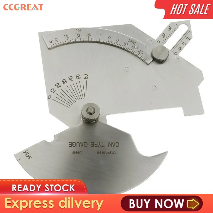 CCGREAT Bridge Cam Type Gauge Welding Inspection Accurate Metric