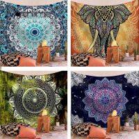 Bohomandala Tapestry แขวนผนังขนาดใหญ่ตกแต่งโพลีเอสเตอร์ Sun Moon Hippie Farmhouse พรม Dorm Decor ผ้าห่มชายหาดเสื่อโยคะ