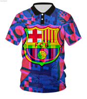 Summer  F. c.barce Lona Football Club Polo 3d Printed New Fashion Polo Shirt 58 2023 new polo shirt