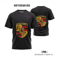 2023 Summer NEVERMORE T-shirt 3D Suitable for Men and Women fashion versatile t-shirt