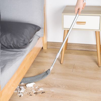 Dust Cleaning Tool Under The Bed And Sofa Long Handle Retractable Household Dust Removal Gap Brush Feather Duster To Absorb Dust