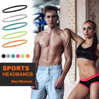 【YF】 Thick Non-Slip Elastic Sport Headbands Hair for Women and Men Running Jogging Yoga Workout Supplies