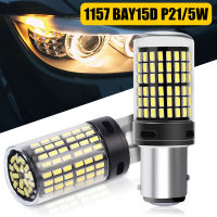 2pcs 1156 BA15S P21W BAU15S PY21W T20 7440 W21W 3157 1157 P21/5W W21/5W LED Bulbs 144smd led CanBus lamp For Turn Signal Light