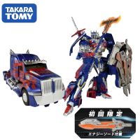 TAKARA TOMY Transformers Movie 5 TLK-15 L Optimus Prime Genuine Actionable Deformation Toy Collection Hobby Toy Gift